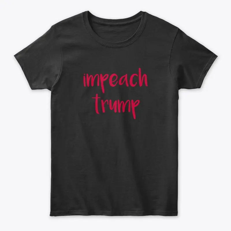 Impeach Trump - red letters